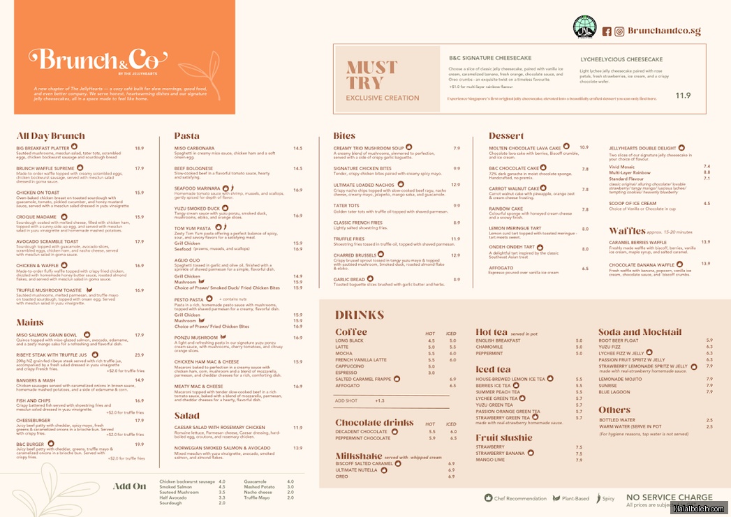 Brunch & Co - menu