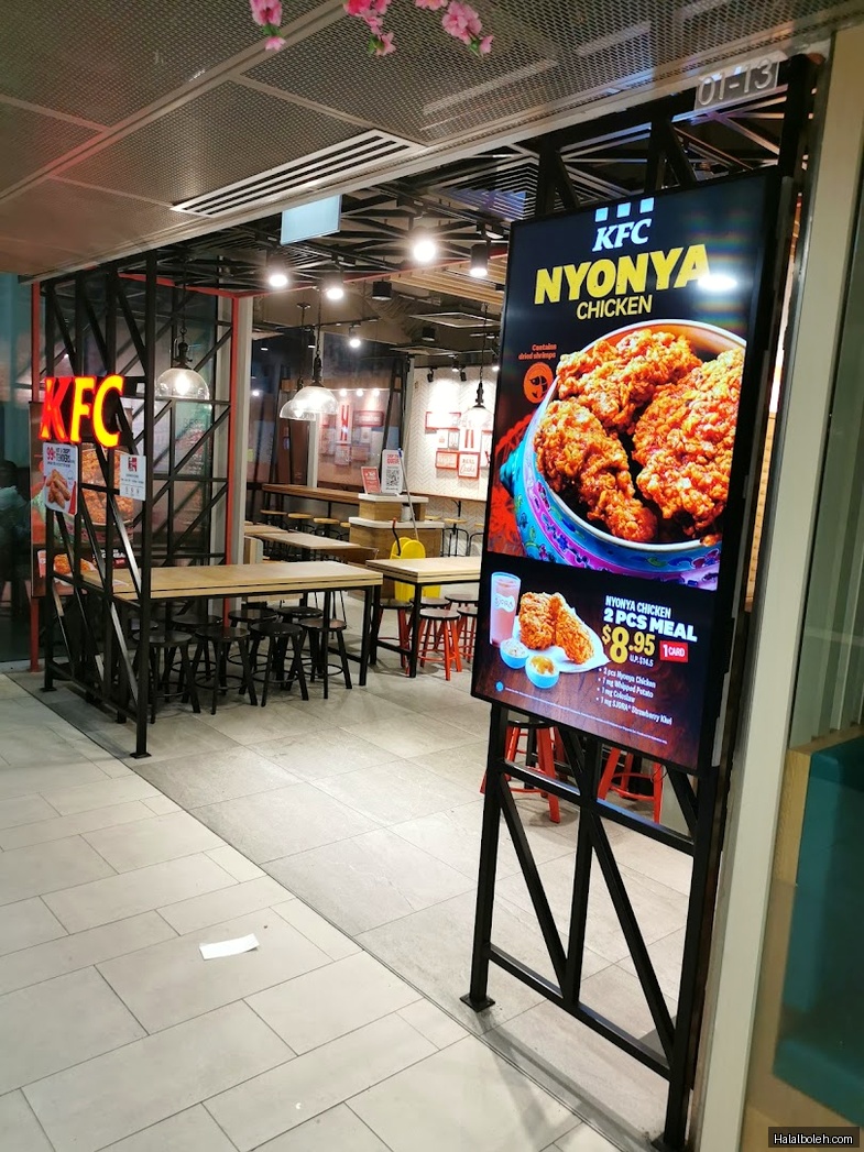 KFC - menu