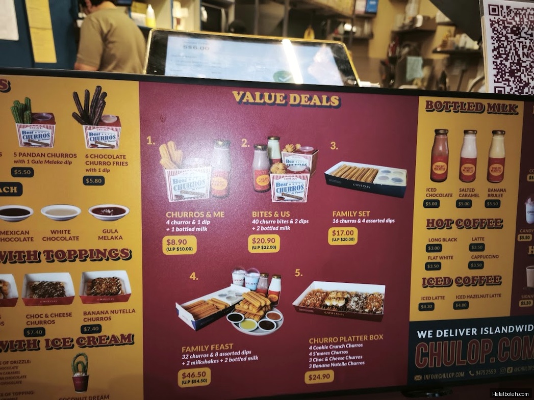 Chulop! by the Syarifs - menu