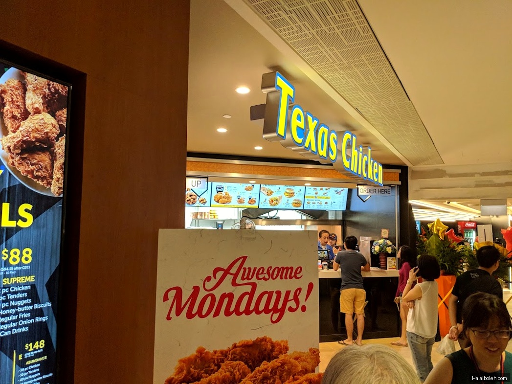 Texas Chicken - menu