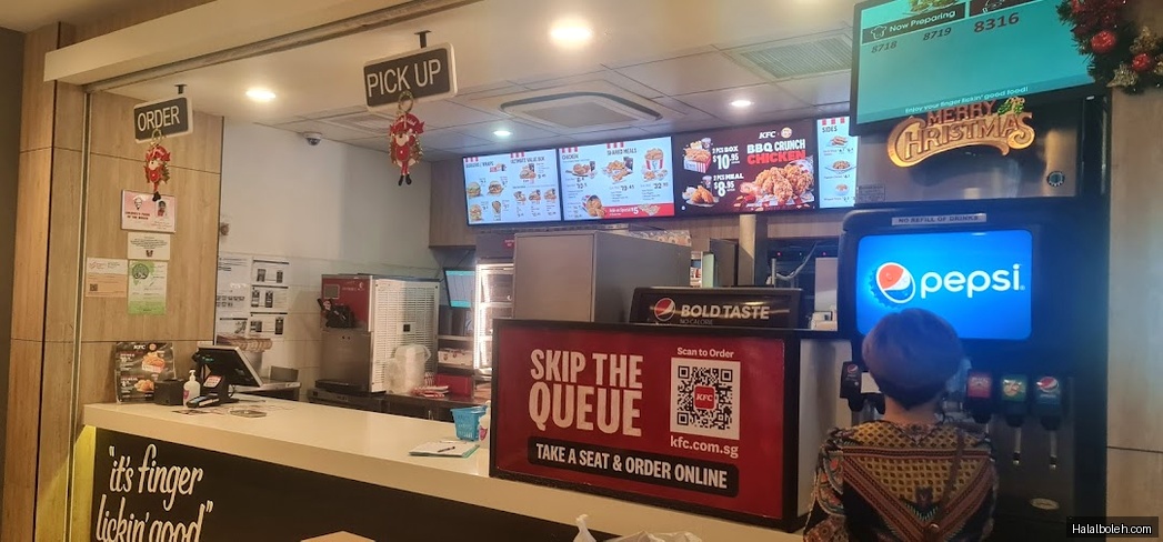 KFC - menu