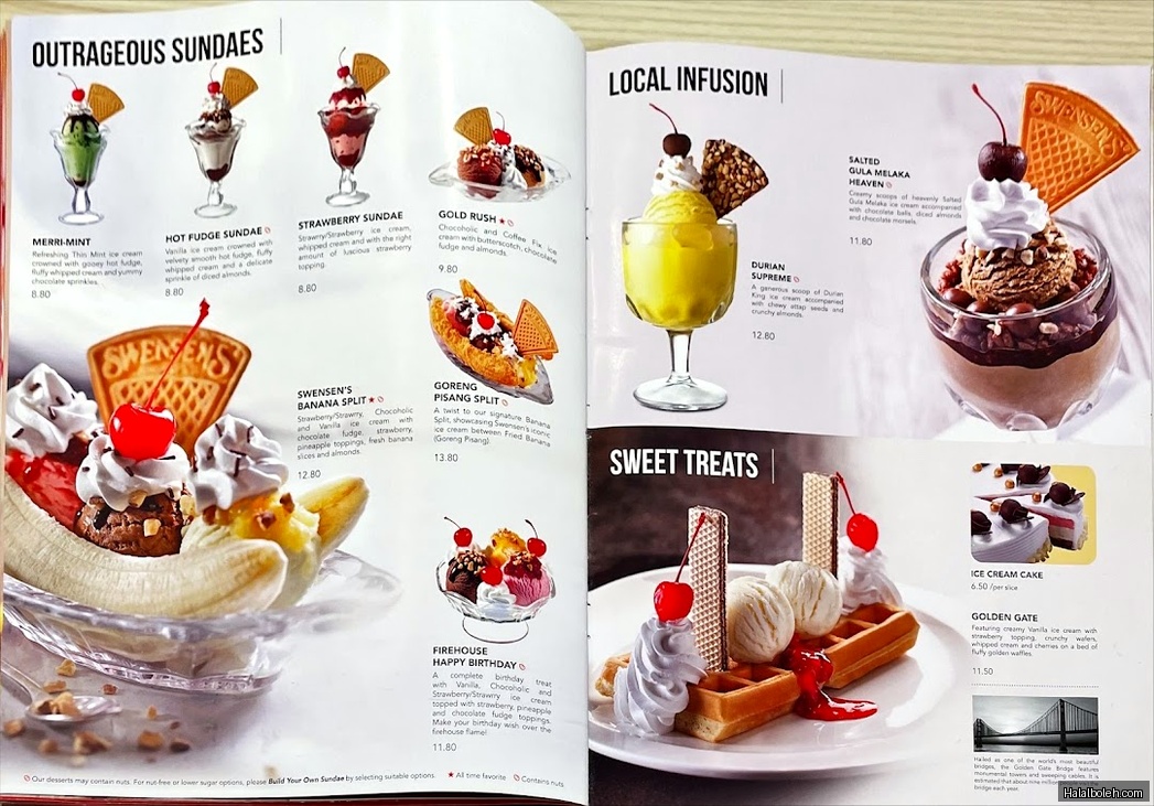 Swensen's - menu