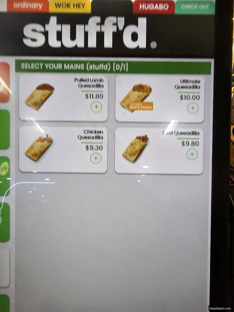 Stuff'd - menu