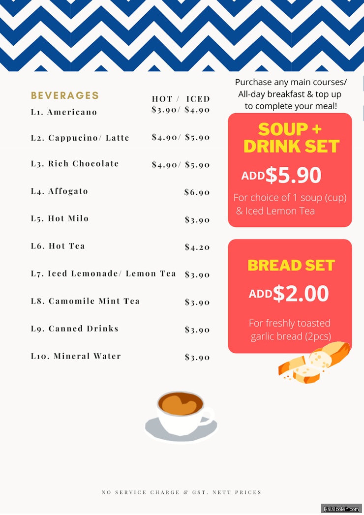 Saybons - menu
