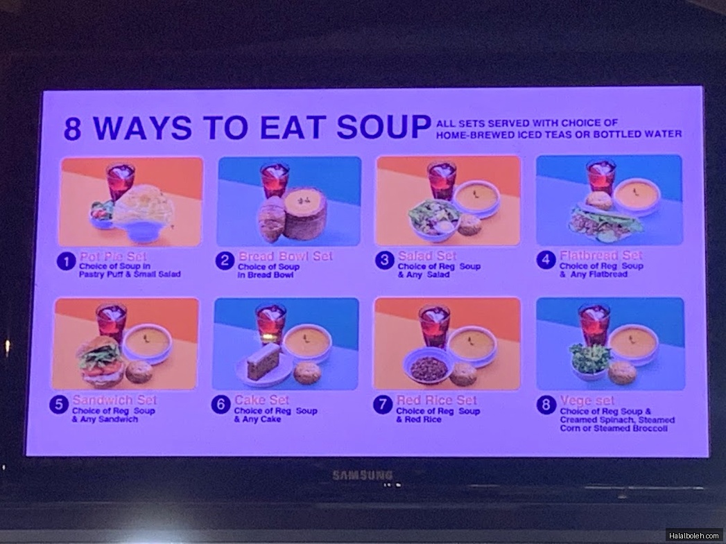 The Soup Spoon - menu