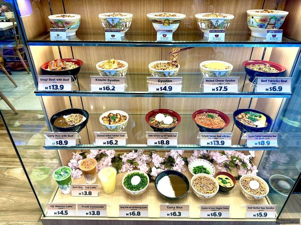 Sukiya - menu