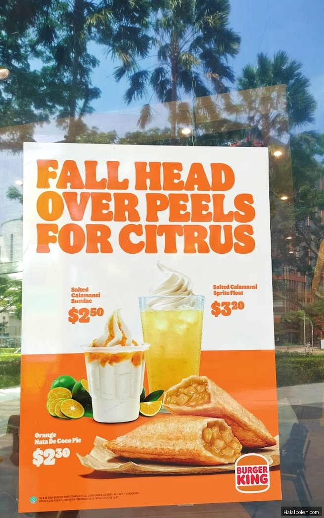 Burger King - menu