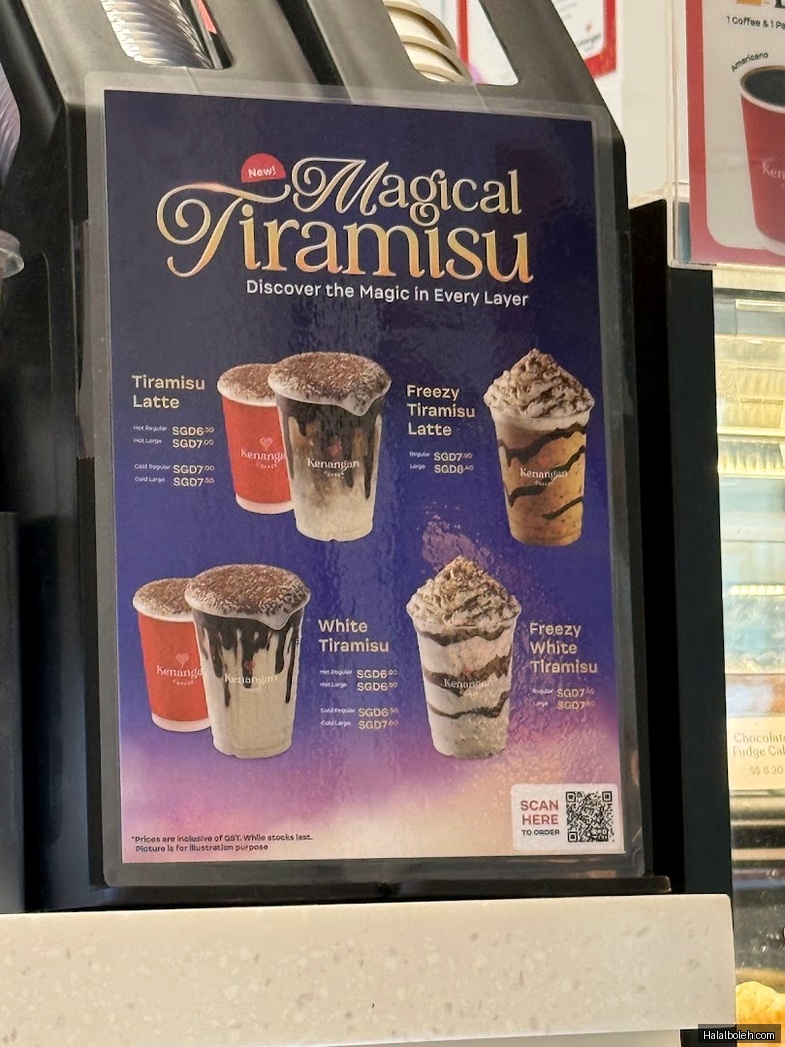 Kenangan Coffee - menu