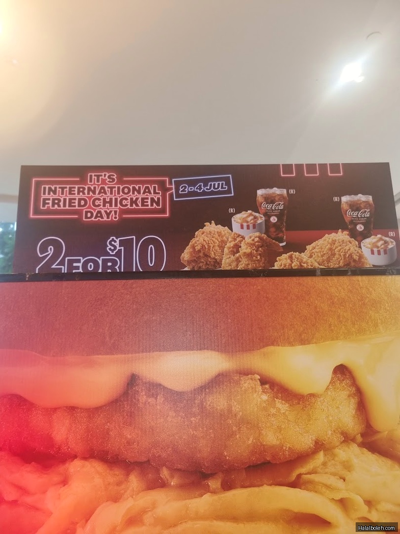 KFC - menu
