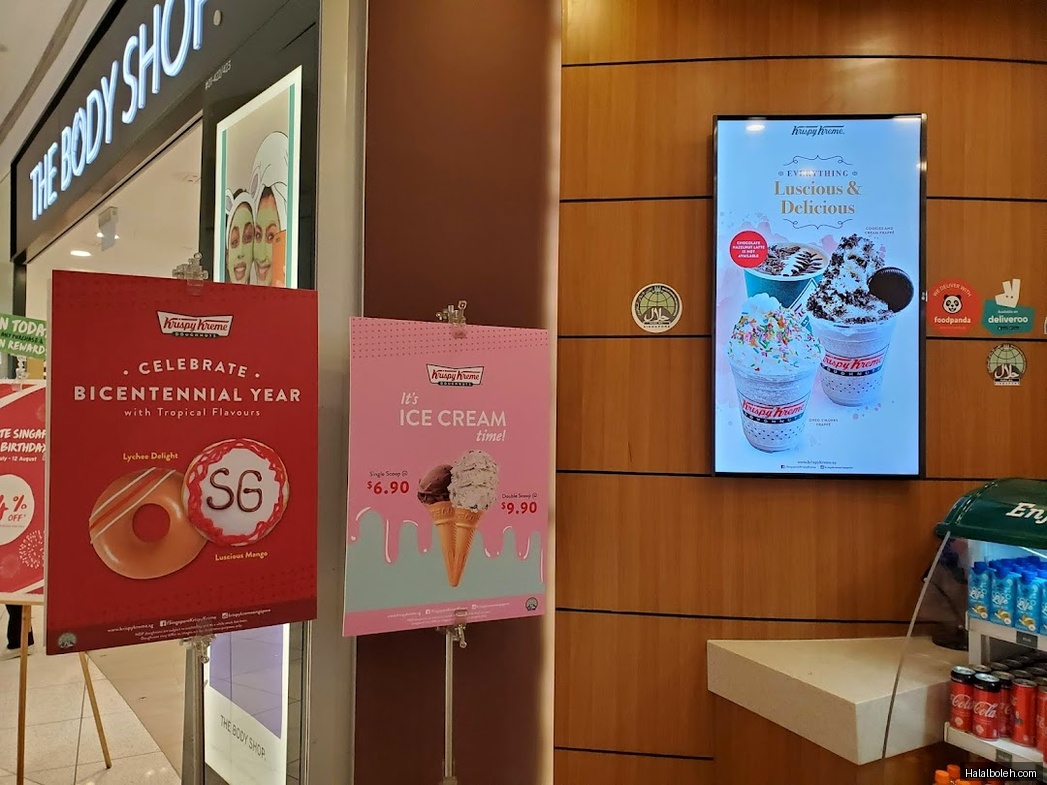 Krispy Kreme - menu