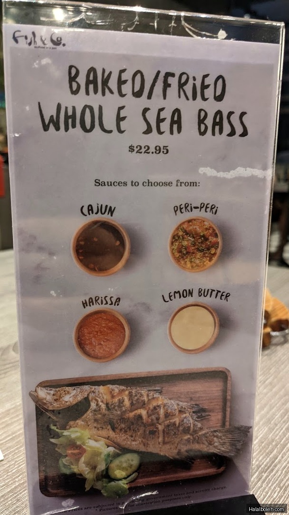 Fish & Co - menu