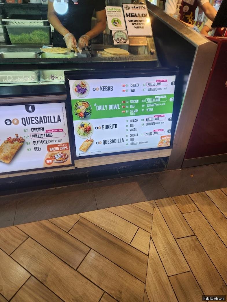 Stuff'd - menu