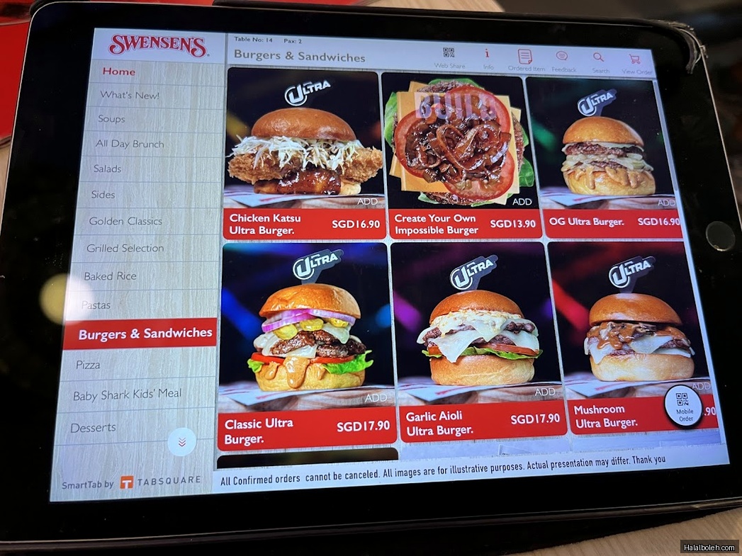 Swensen's - menu