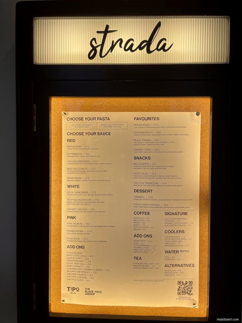 Tipo - menu