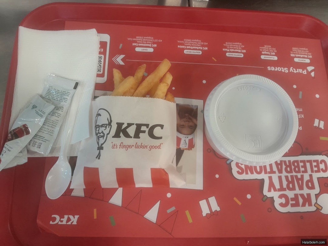 KFC - menu