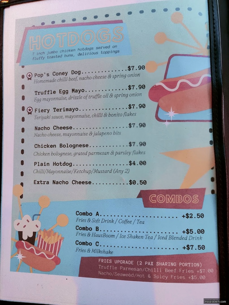 Pop's Cafe at The Stradia - Menu