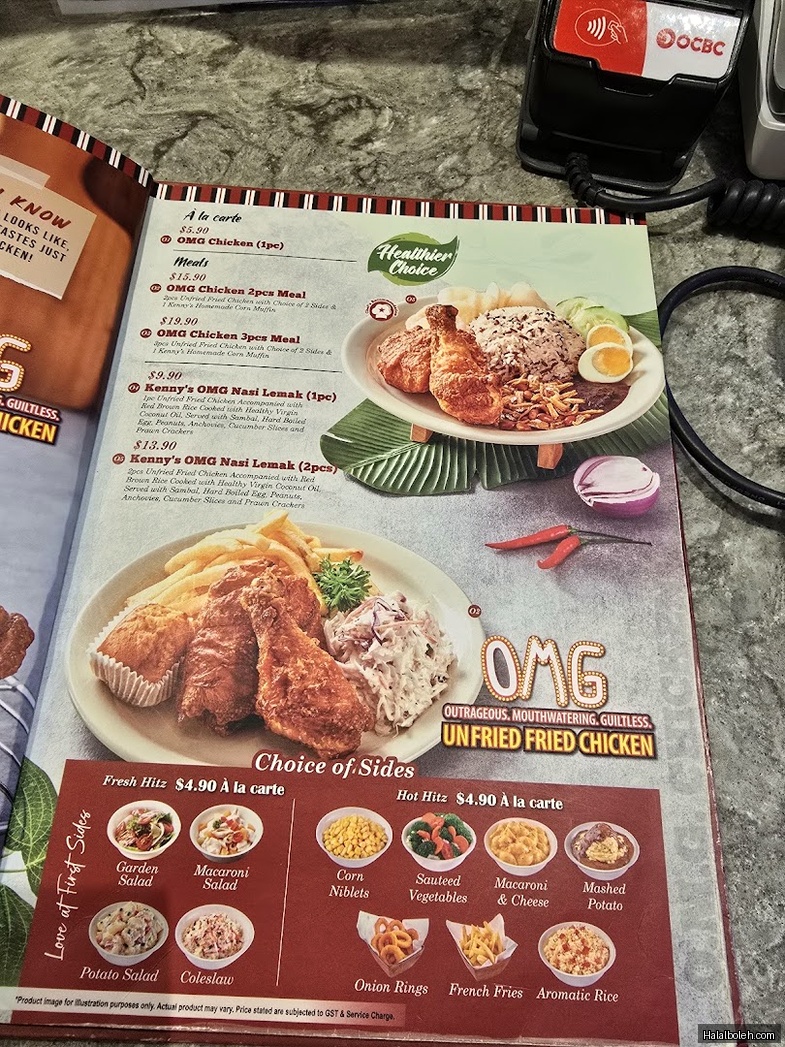 Kenny Rogers Roasters - menu