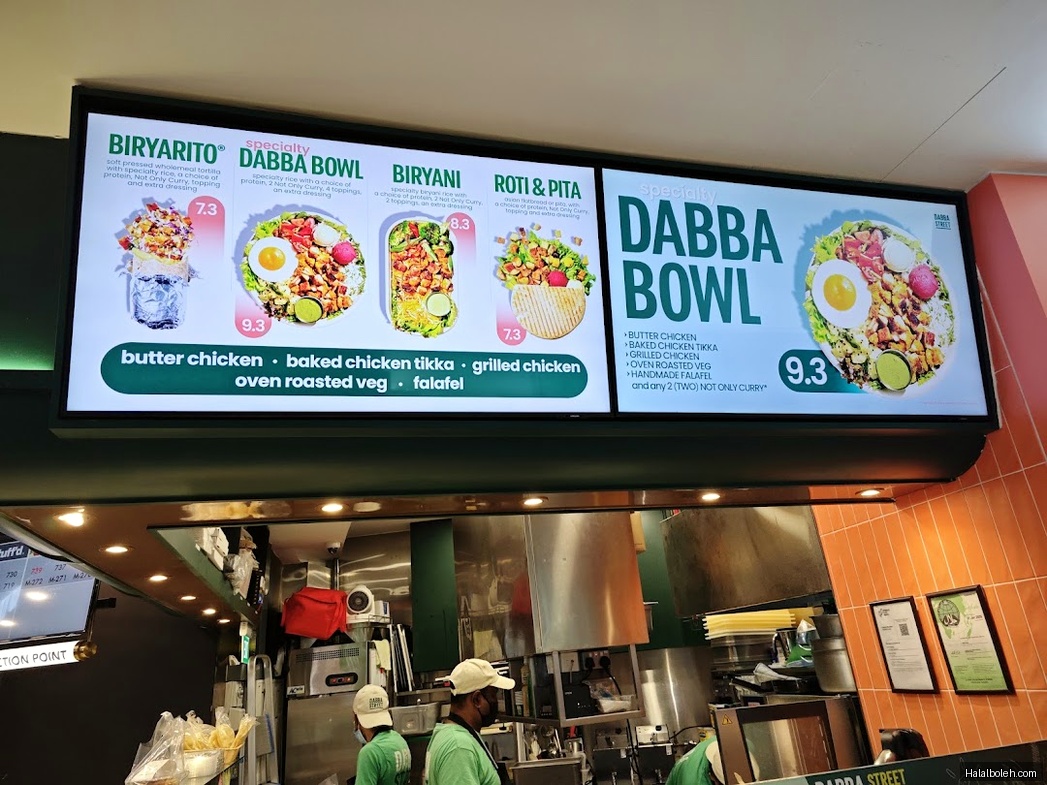 Dabba Street - menu