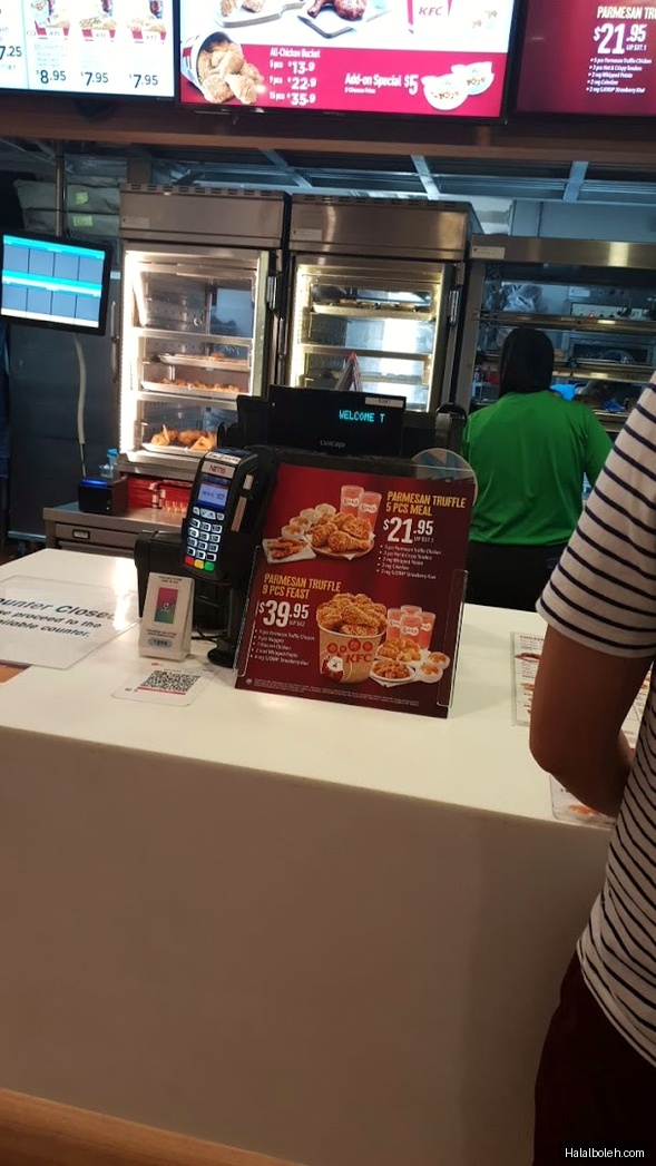 KFC - menu