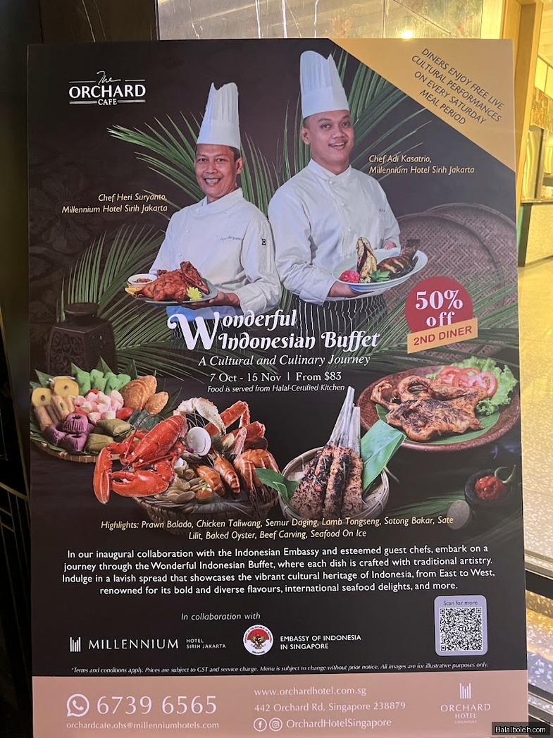 Muslim Kitchen @ Orchard Hotel at Orchard Hotel - Menu