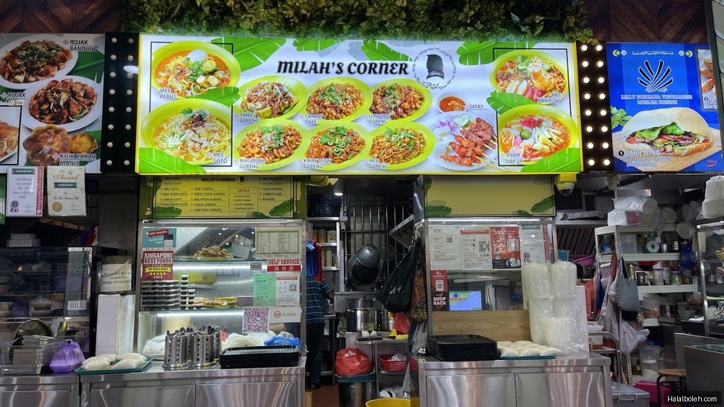Milah's Corner - menu