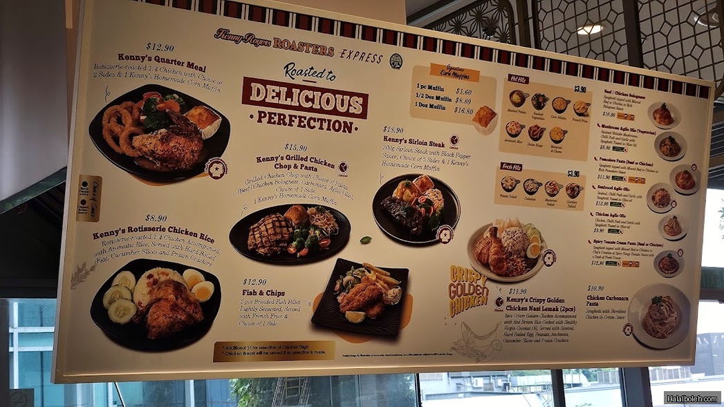 Kenny Rogers Roasters - menu