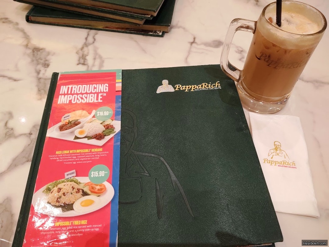 PappaRich - menu