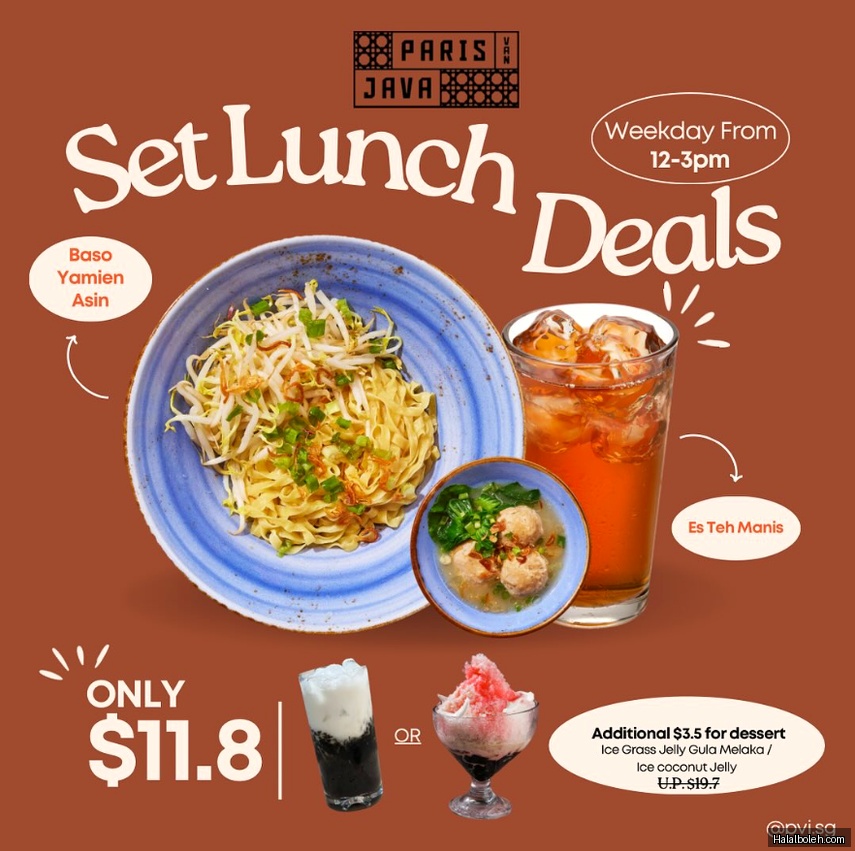 Paris Van Java - menu