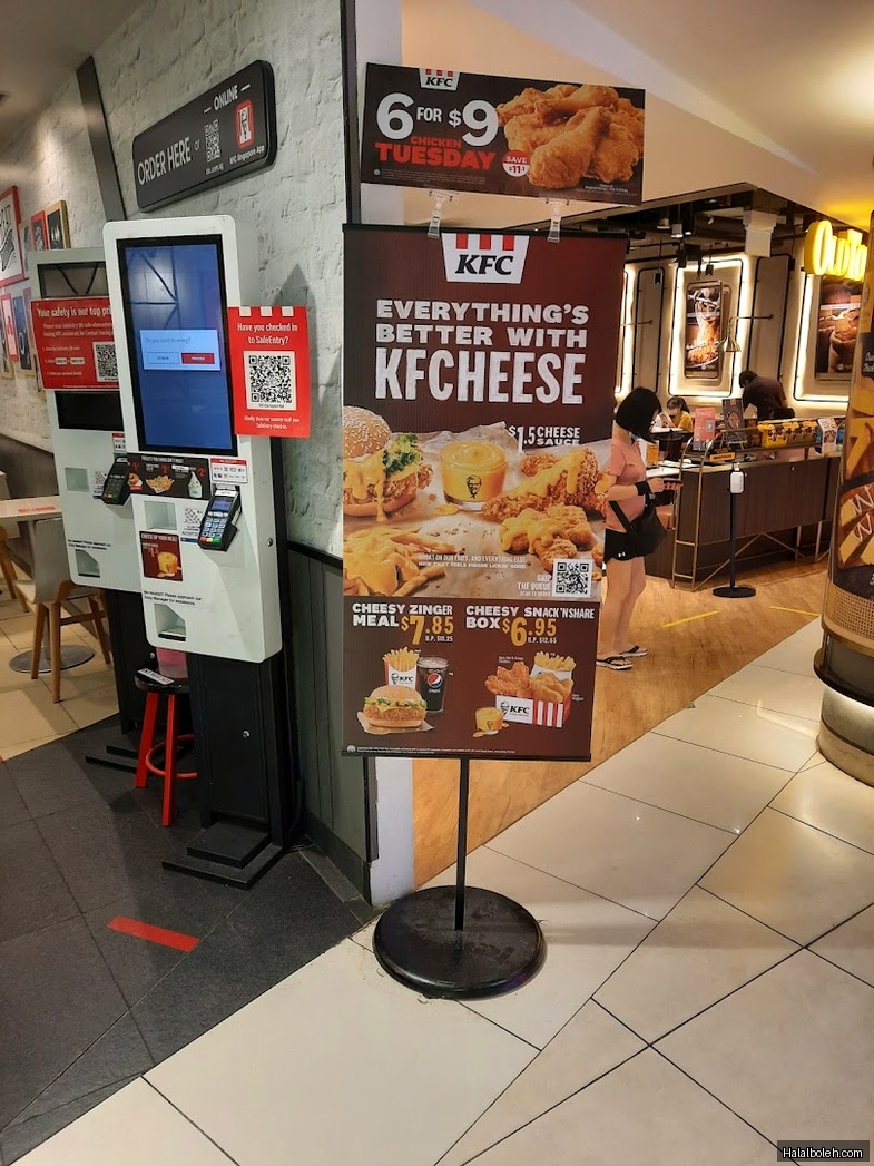 KFC - menu