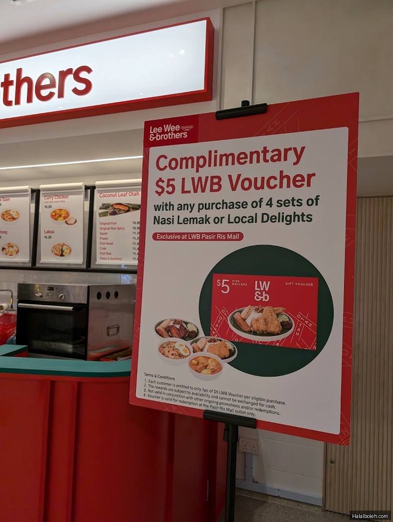Lee Wee & Brothers - menu