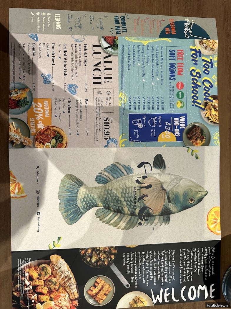 Fish & Co - menu