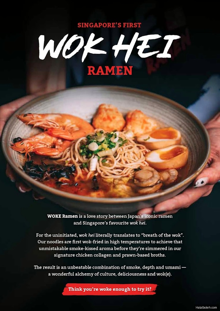 Woke Ramen - menu