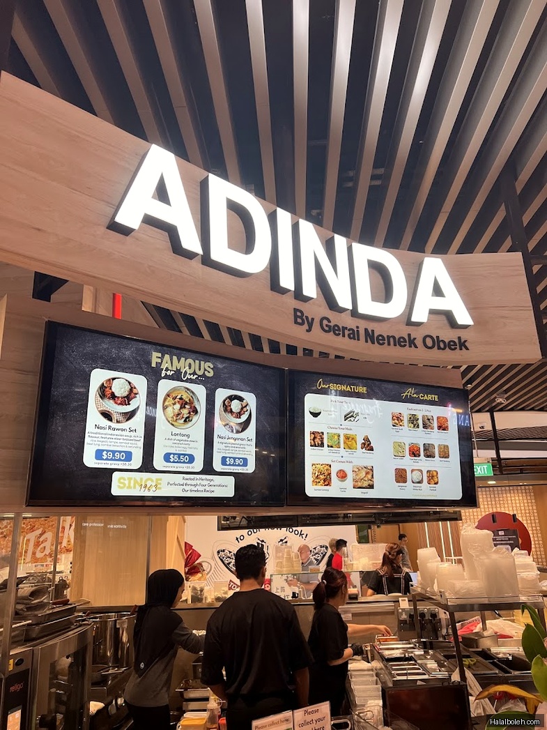 Adinda by Gerai Nenek Obek - menu