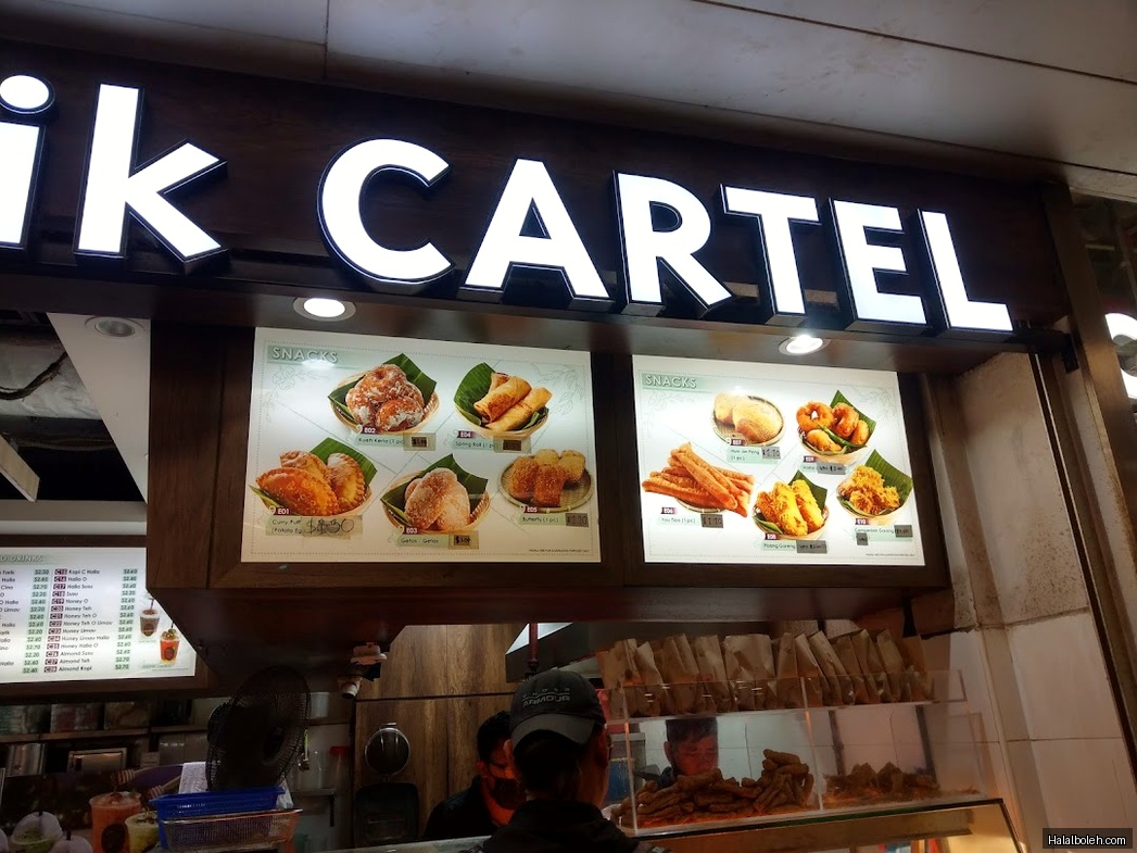 Mr Teh Tarik Cartel - menu