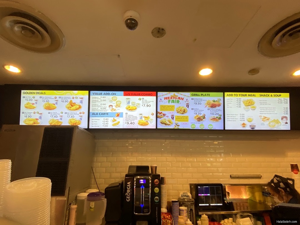 Long John Silver's - menu