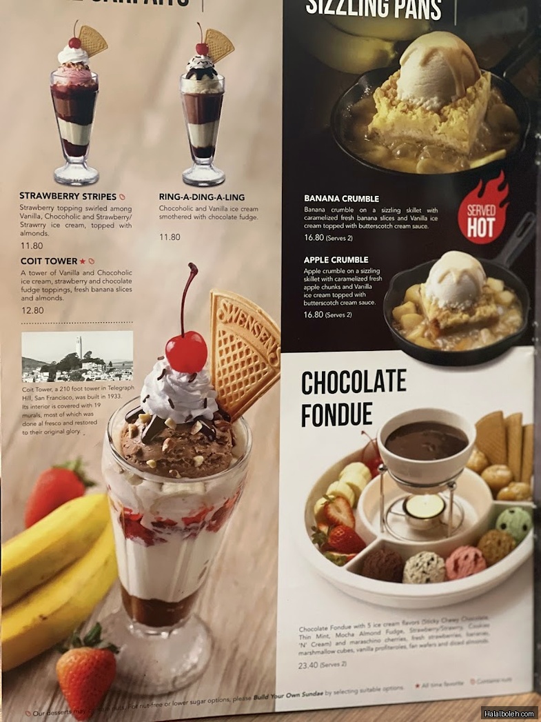 Swensen's - menu