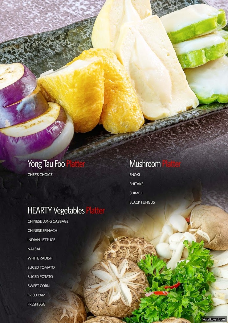 The Buffet Restaurant at M Hotel Singapore City Centre - Menu