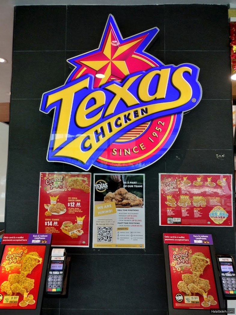 Texas Chicken - menu
