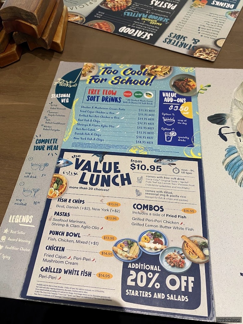 Fish & Co - menu