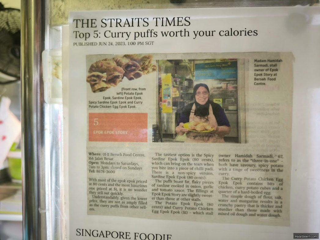 Epok-epok Story - menu