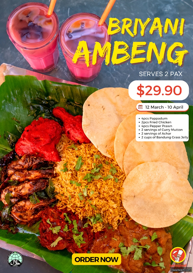 Springleaf Prata Place - menu