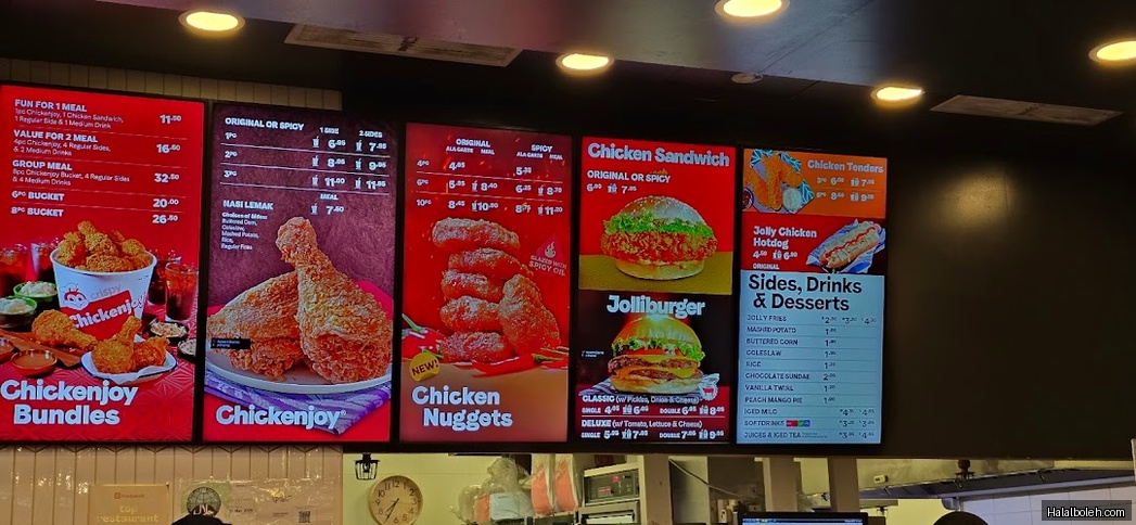 Jollibee - menu