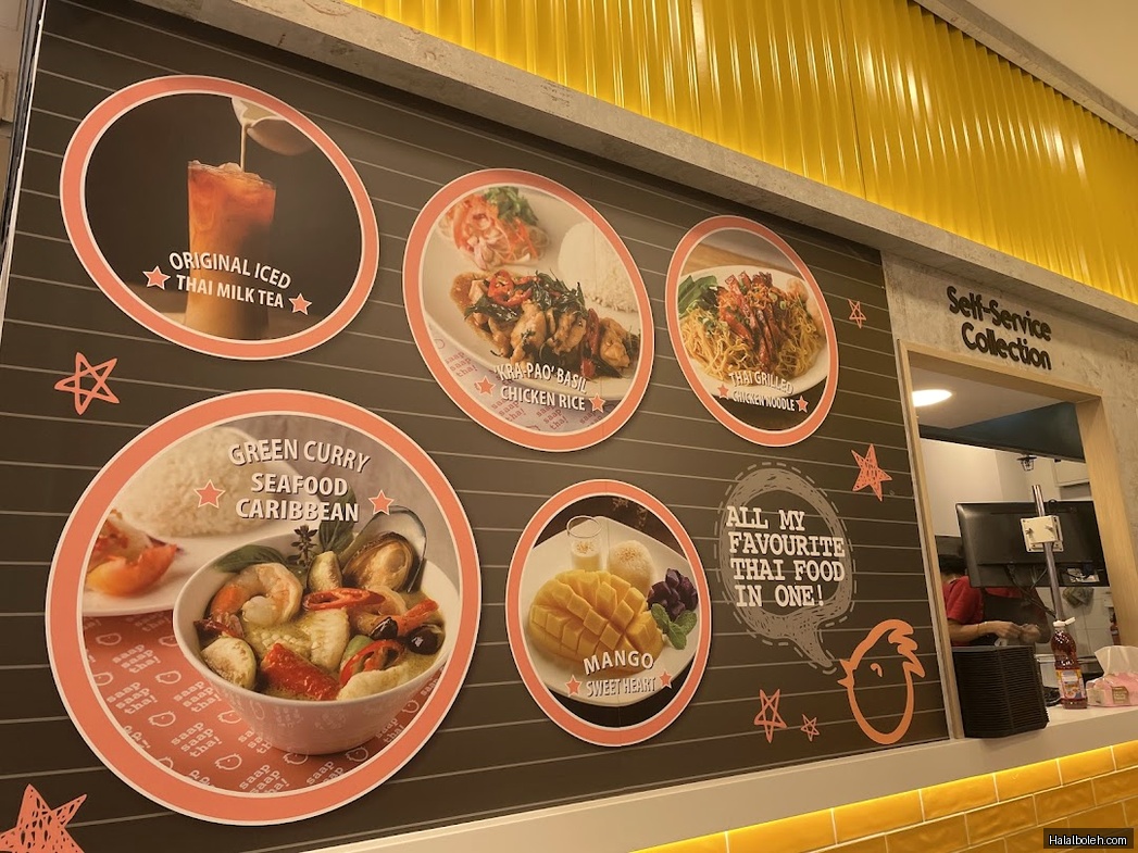 Saap Saap Thai - menu