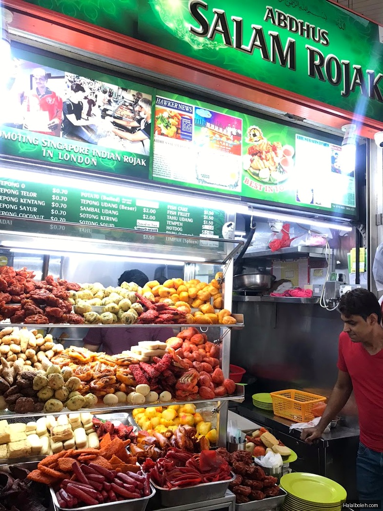 Abhus Salam Rojak - menu