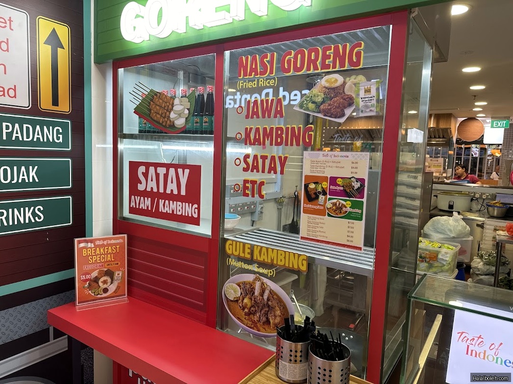 Taste of Indonesia - menu