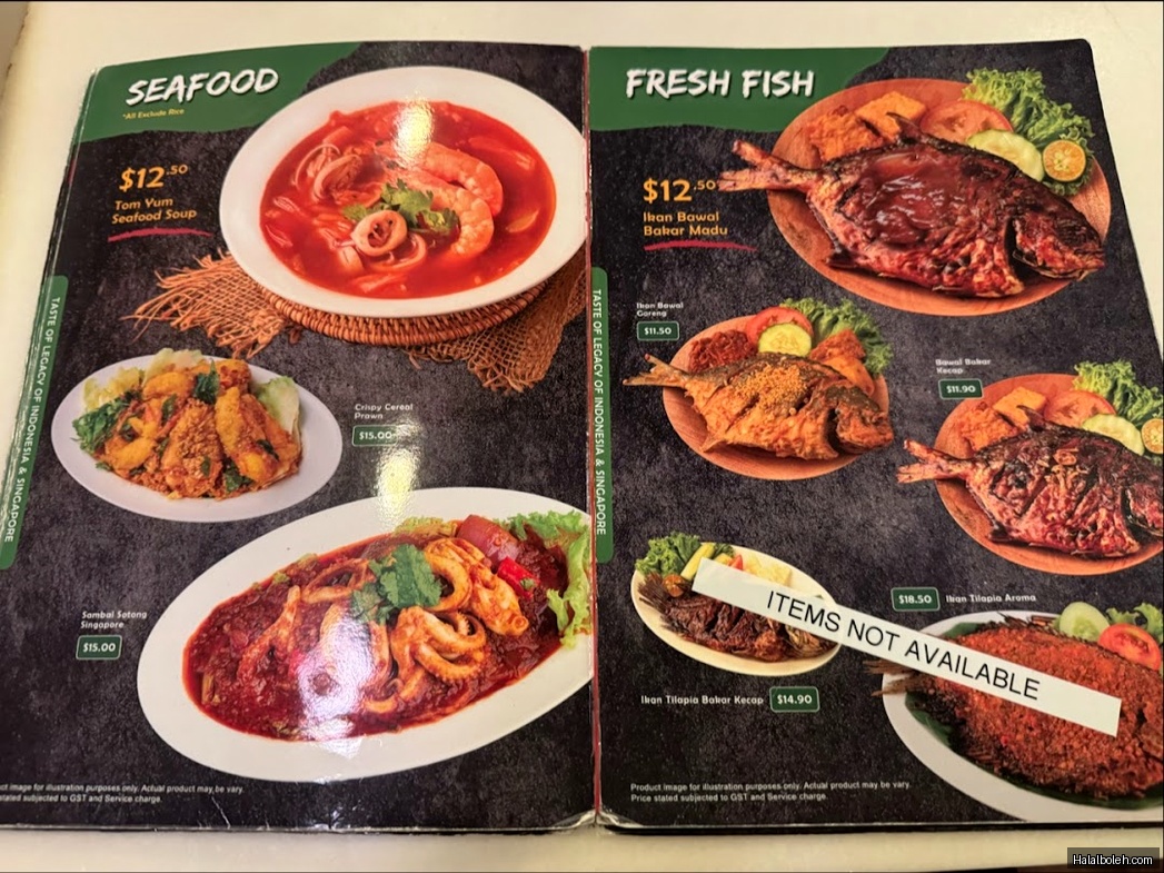 Makan Makan - menu