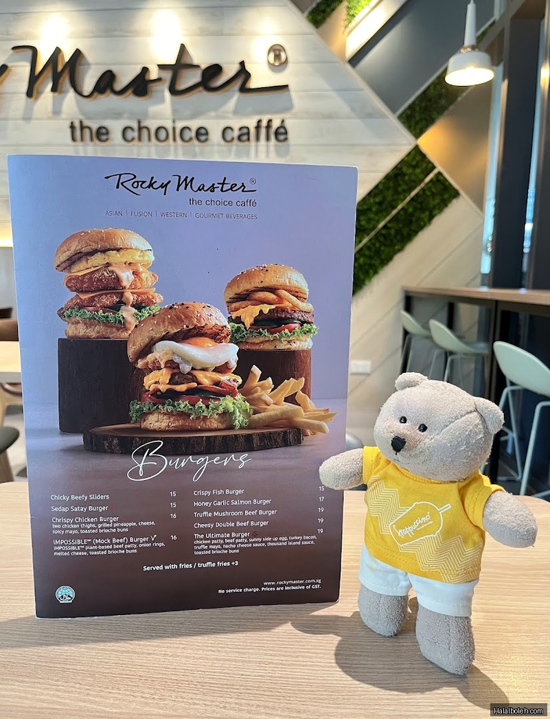 Rocky Master - menu