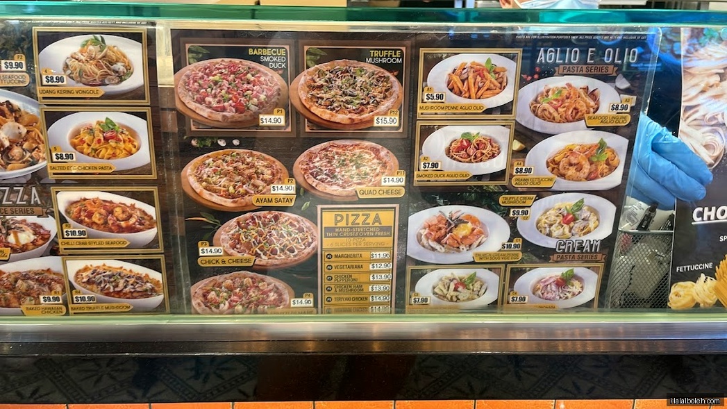 Hawkerman - menu