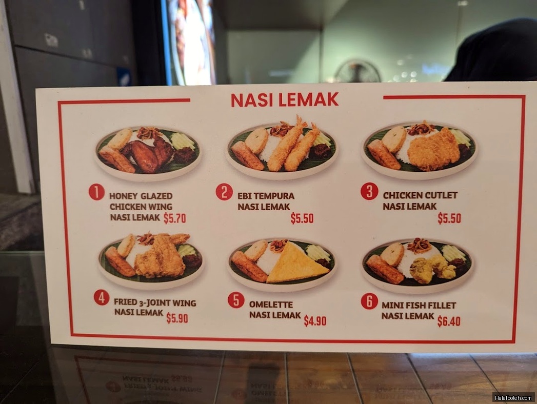 Lee Wee & Brothers - menu