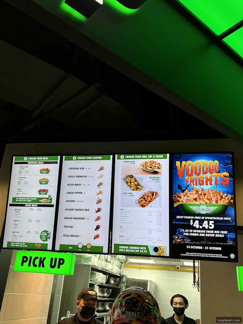 Wingstop - menu